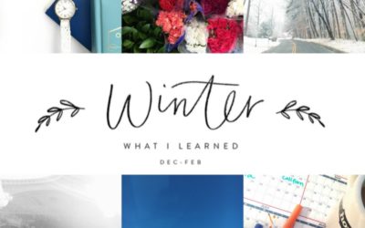 Let’s Share What We Learned This Winter