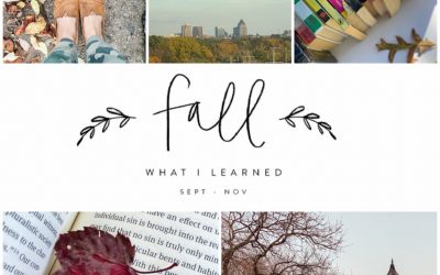 8 Things I Learned This Fall